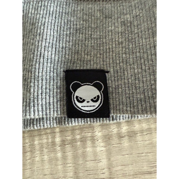 Hipanda Crewneck Long Sleeve Pullover Sweatshirt - Gray - Size XL - Picture 5 of 9